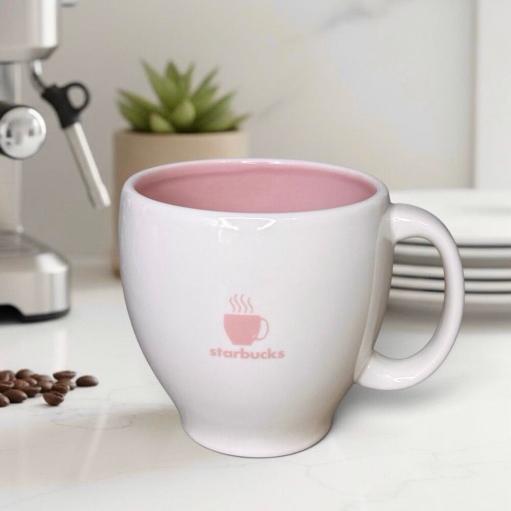 Starbucks 2003 Pink Abbey Barista Mug